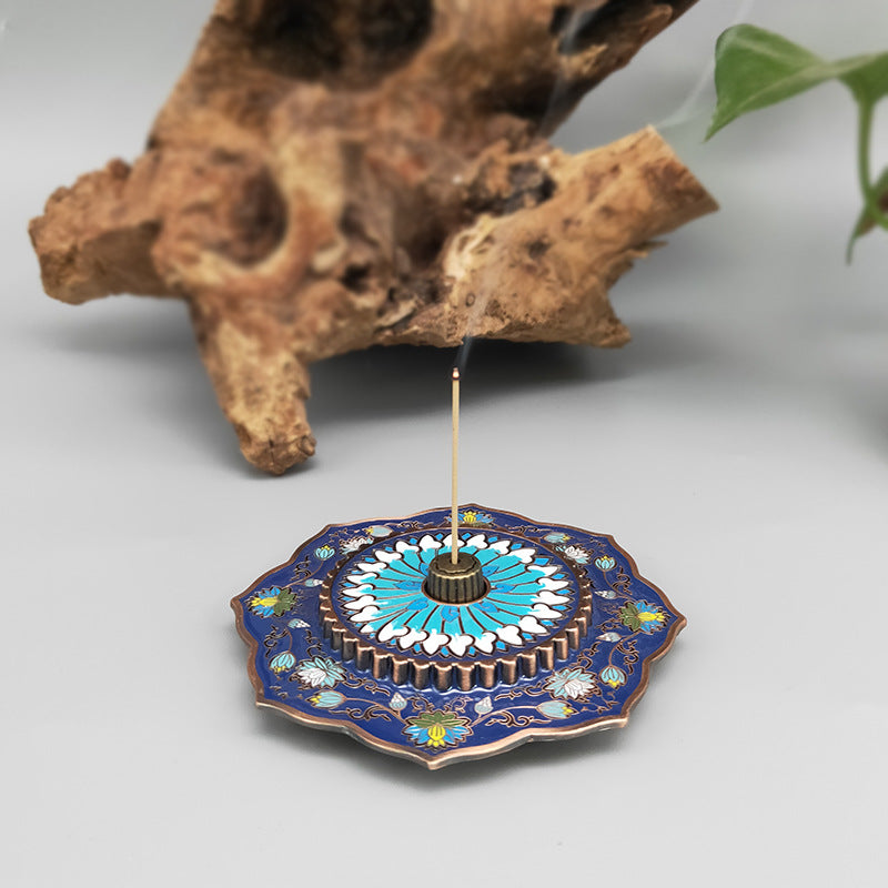 Enamel incense plate incense stick holder Incense burner