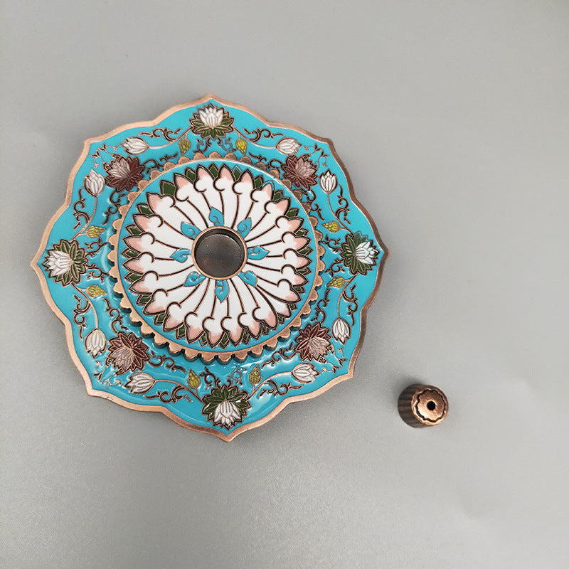 Enamel incense plate incense stick holder Incense burner