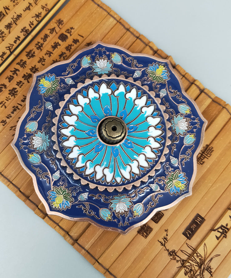 Enamel incense plate incense stick holder Incense burner