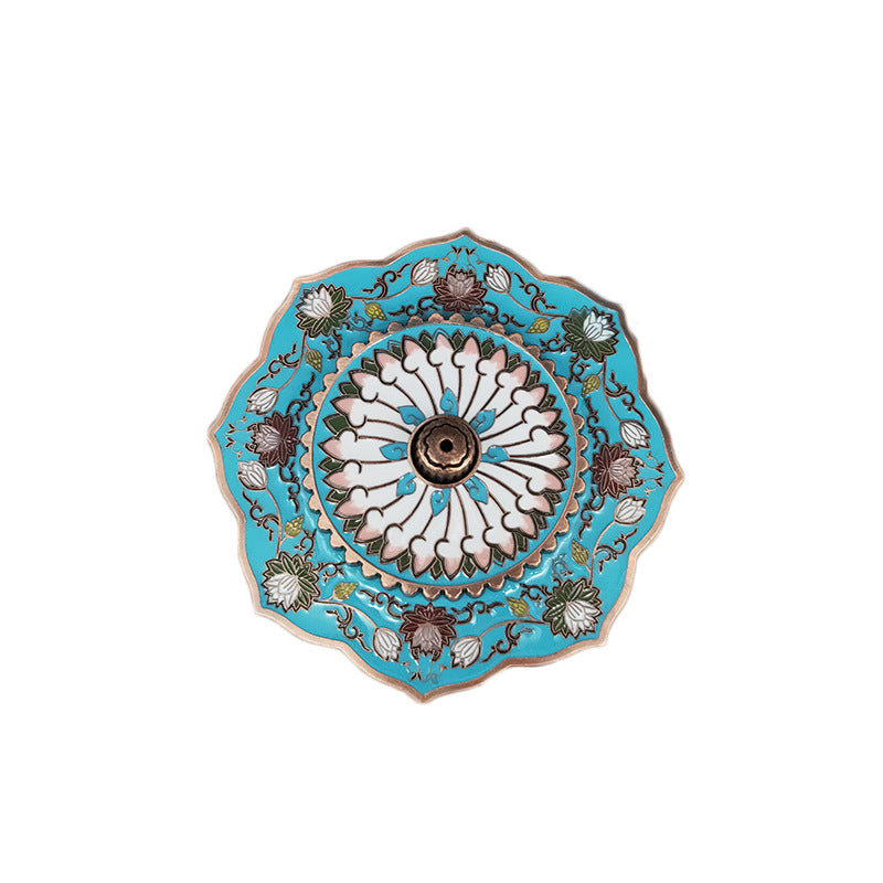 Enamel incense plate incense stick holder Incense burner