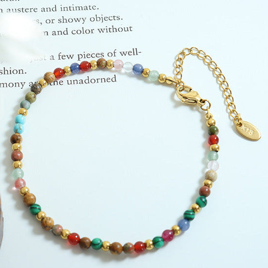 Nepali Style Glass Bead Bracelet