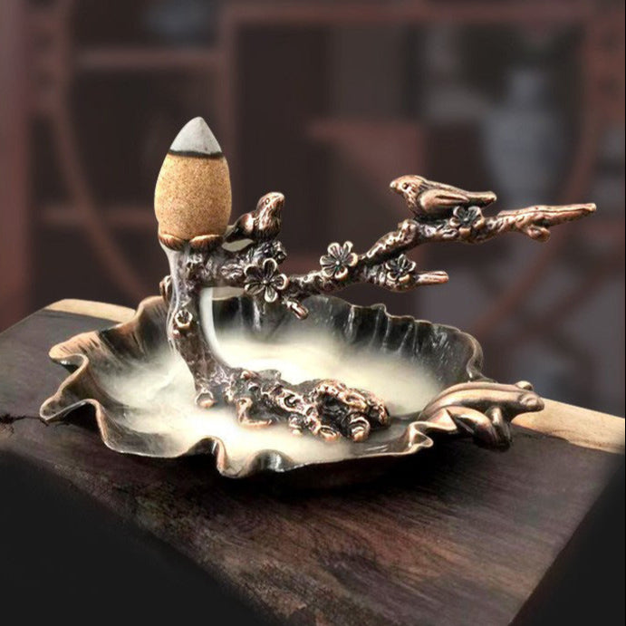Plum Blossom Incense Burner Zen Decor