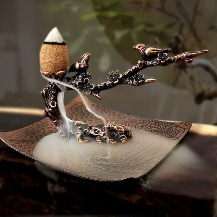 Plum Blossom Incense Burner Zen Decor