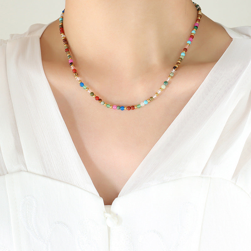 Nepali Style Glass Bead Necklace