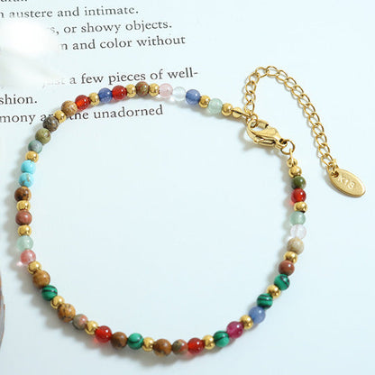 Nepali Style Glass Bead Bracelet