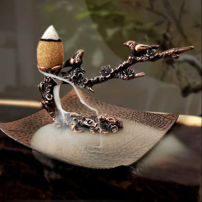 Plum Blossom Incense Burner Zen Decor